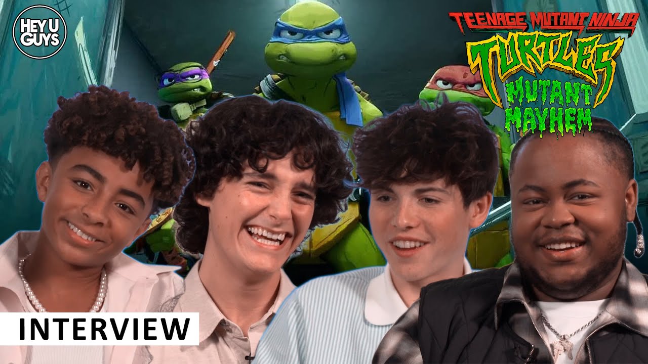 Nicolas Cantu, Shamon Brown Jr,  Brady Noon & Micah Abbey - Teenage Mutant Ninja Turtles  2023 Movie