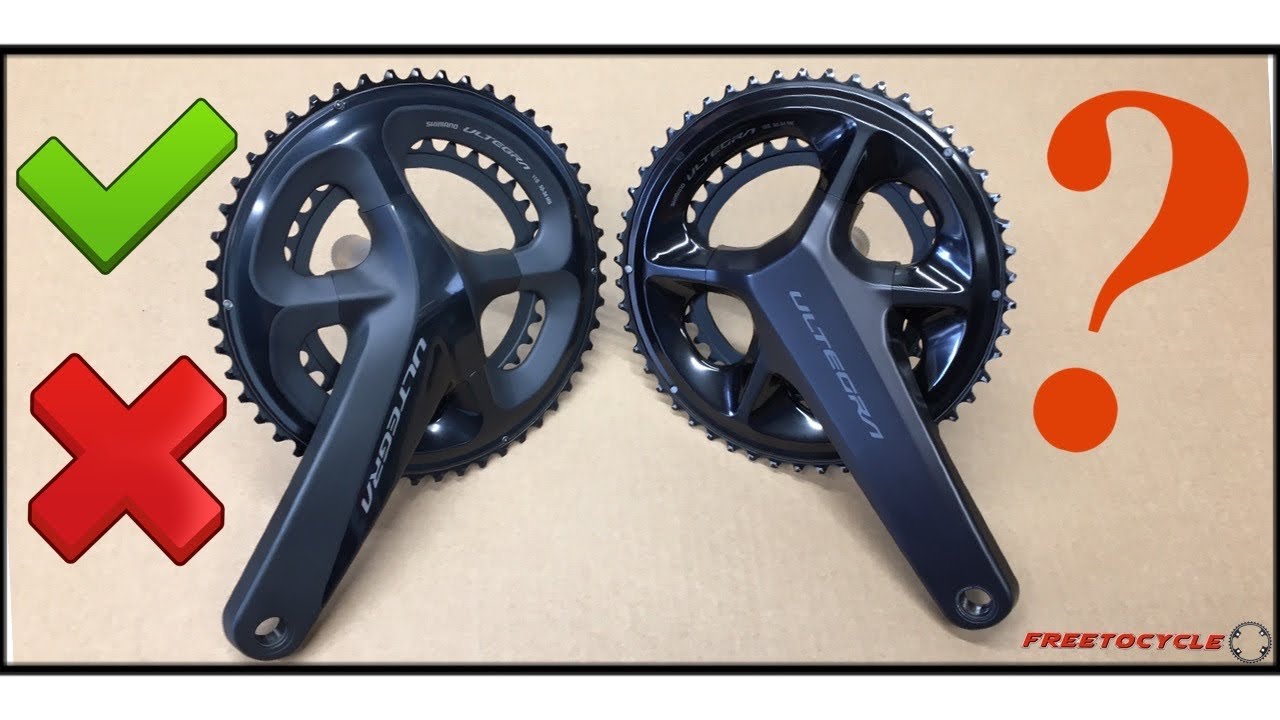 Shimano Ultegra R8100 Chainrings On R8000 Crank Arms