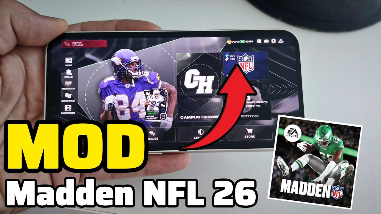 Madden NFL 26 Mobile Hack/MOD Apk ✅️ Get Unlimited Coins & Cash!! (iOS/Android)