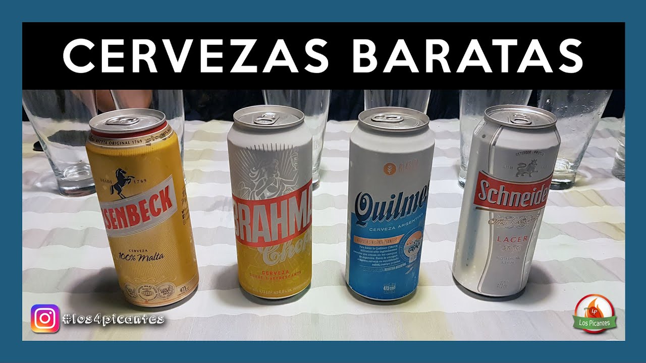 🍺 Probando CERVEZAS BARATAS Argentinas (¿Cuál es la mejor?)