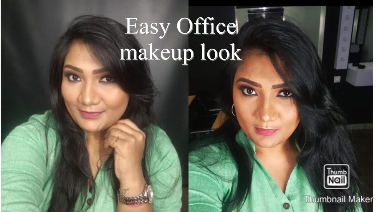(தமிழில்) / கSimple office look in Tamil /makeup in Tamil / simple makeup look
