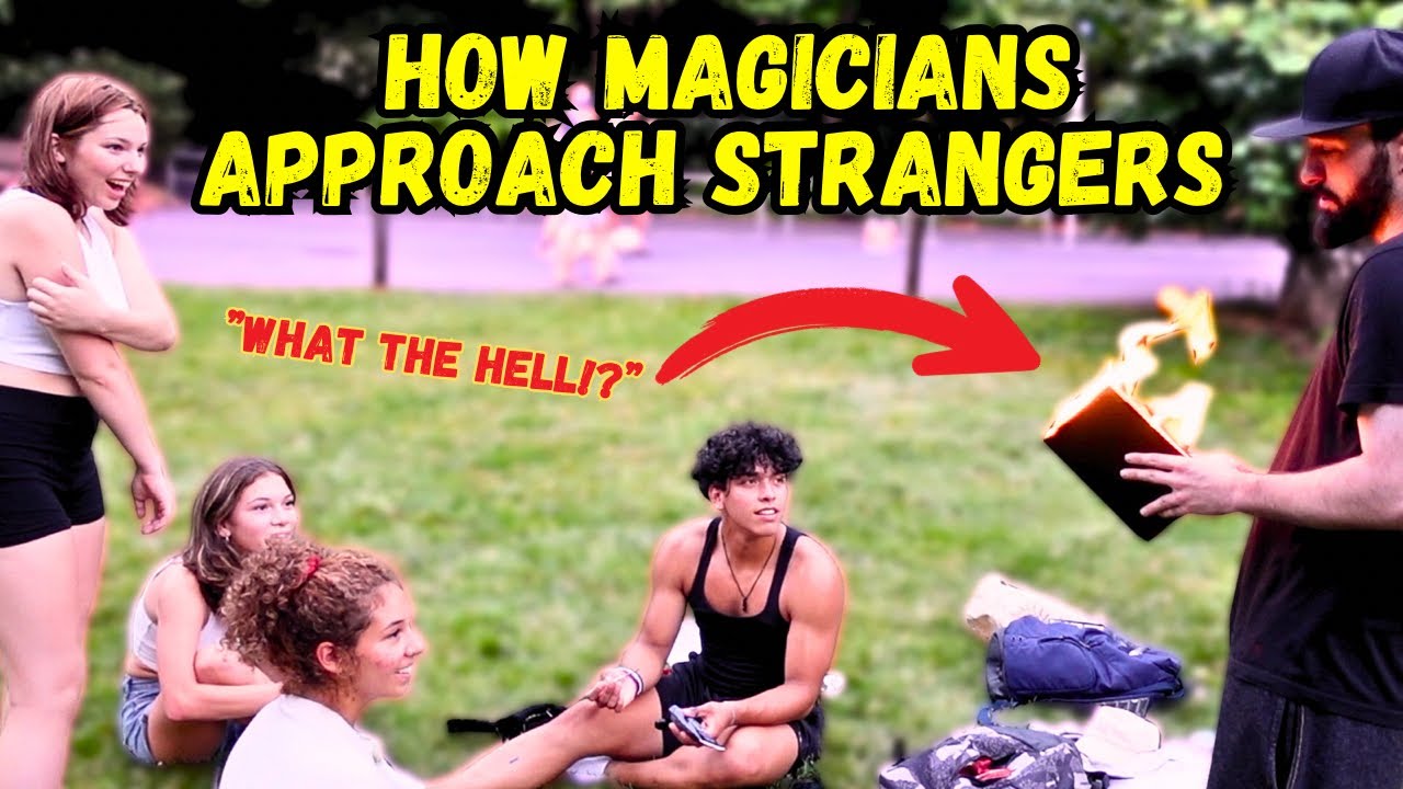 How Magicians Approach Strangers for STREET MAGIC | JS Magic