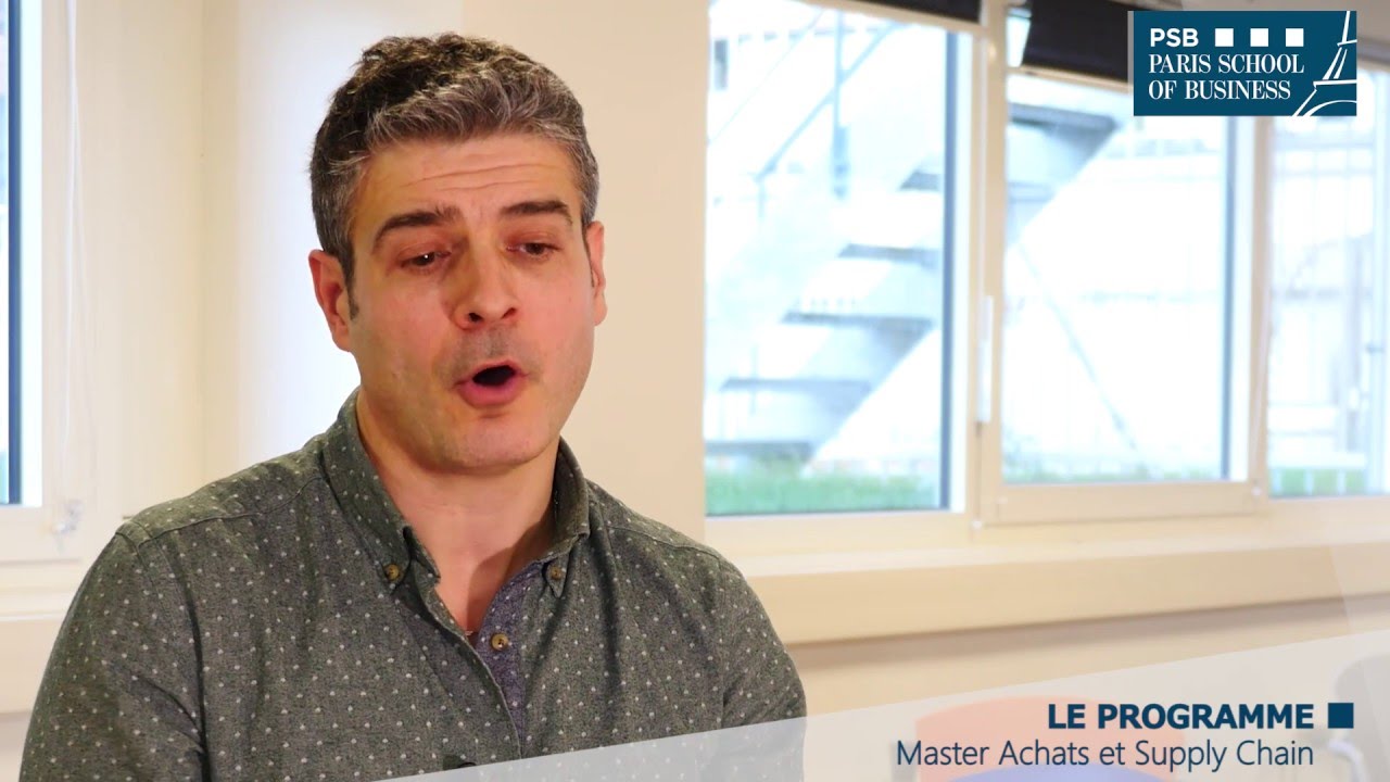 Master Achats et Supply Chain du programme Grande Ecole
