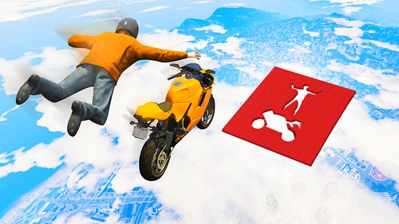 1,000,000 IQ IMPOSSIBLE BIKE STUNTS! (GTA 5 Funny Moments)