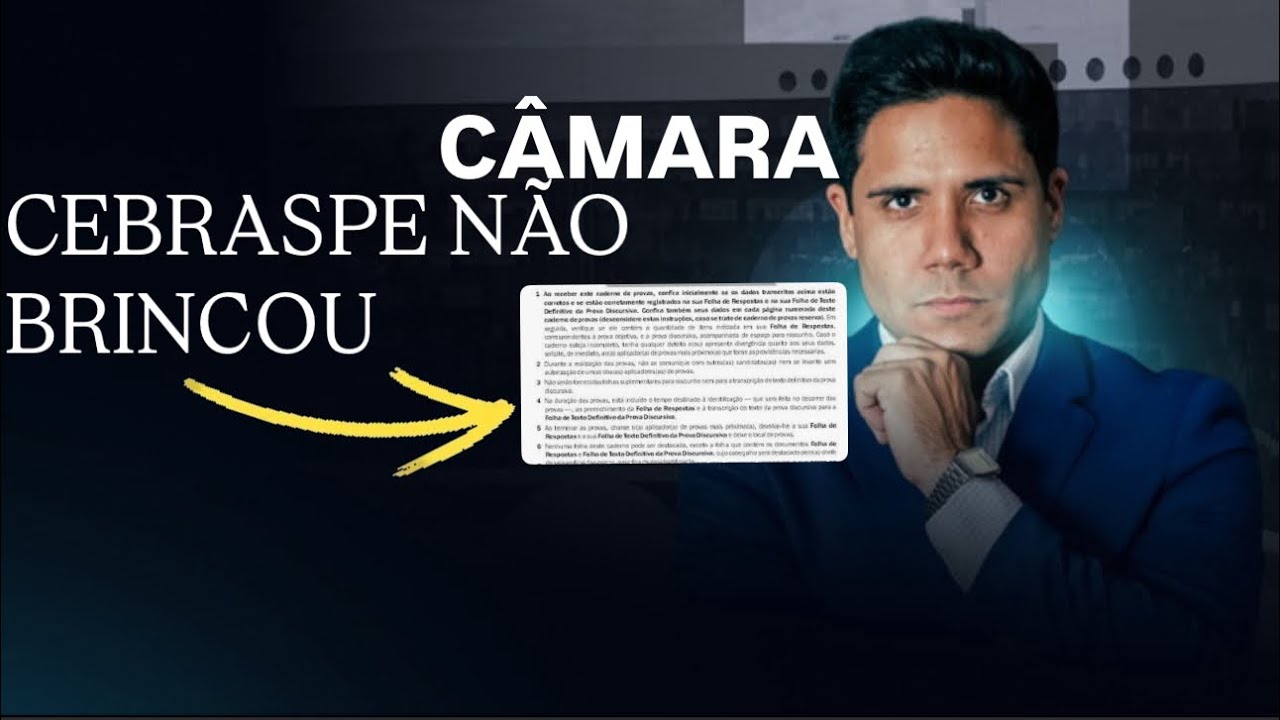 Concurso CÂMARA: pós-prova, nota de corte, abstenção, fraude, nível, organização, Cebraspe