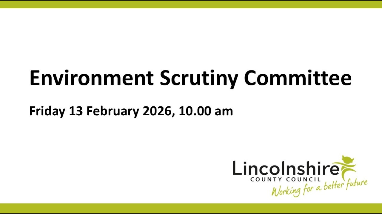 Environment Scrutiny Committee - Meeting Recording