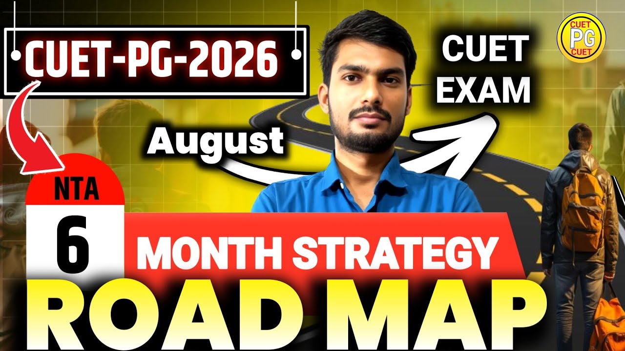 CUET PG 2026 Preparation || 6 Month Strategy CUET PG 2026 Roadmap | CUET PG Application Form #cuetpg