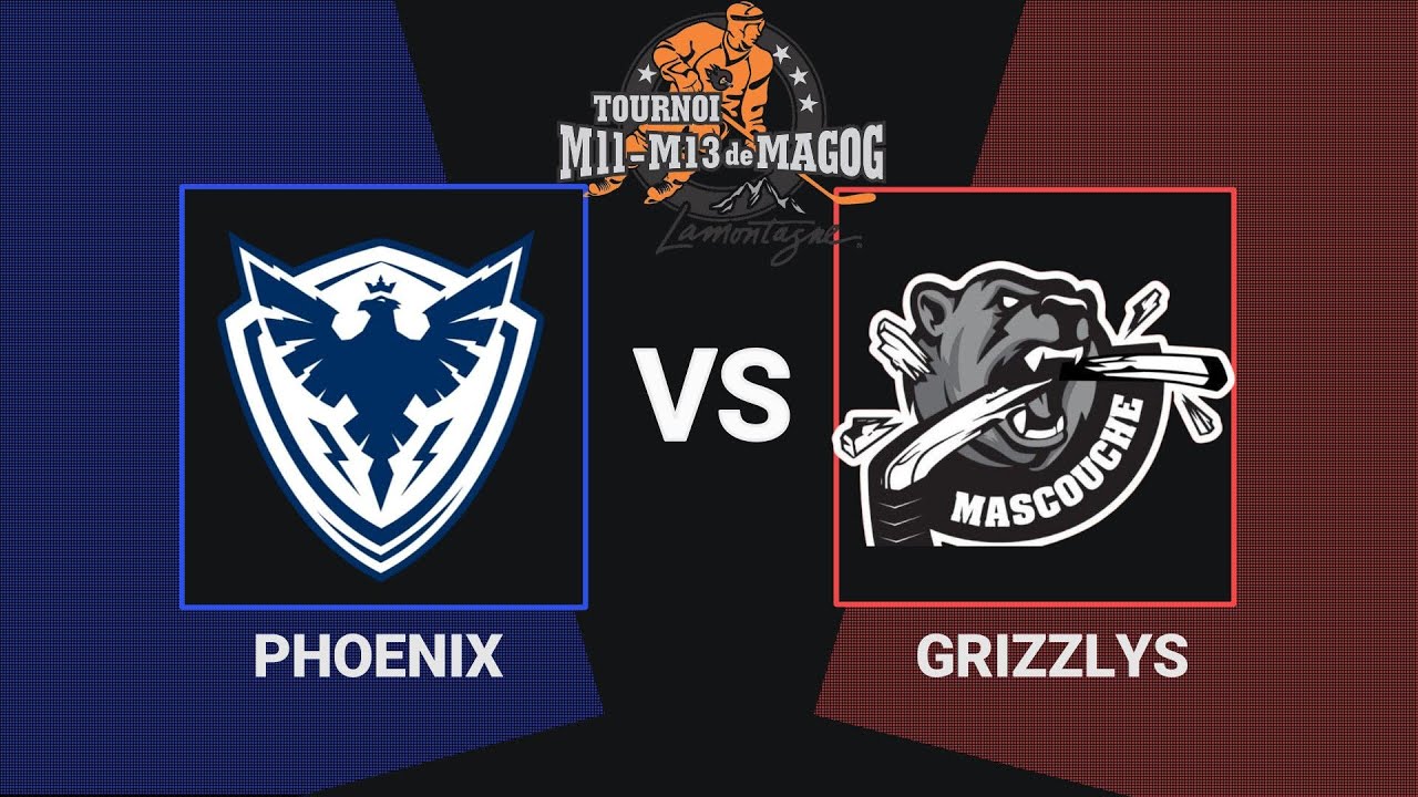 Grizzlys vs Phoenix  - Tournoi M11 M13 de Magog
