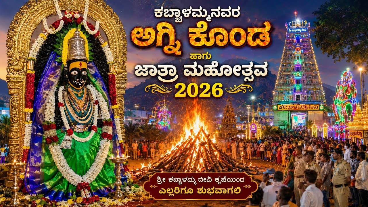 ಕಬ್ಬಾಳಮ್ಮ ಅಗ್ನಿ ಕೊಂಡ ಜಾತ್ರಾ ಮಹೋತ್ಸವ  2026 | Kabbalamma | kabbalu