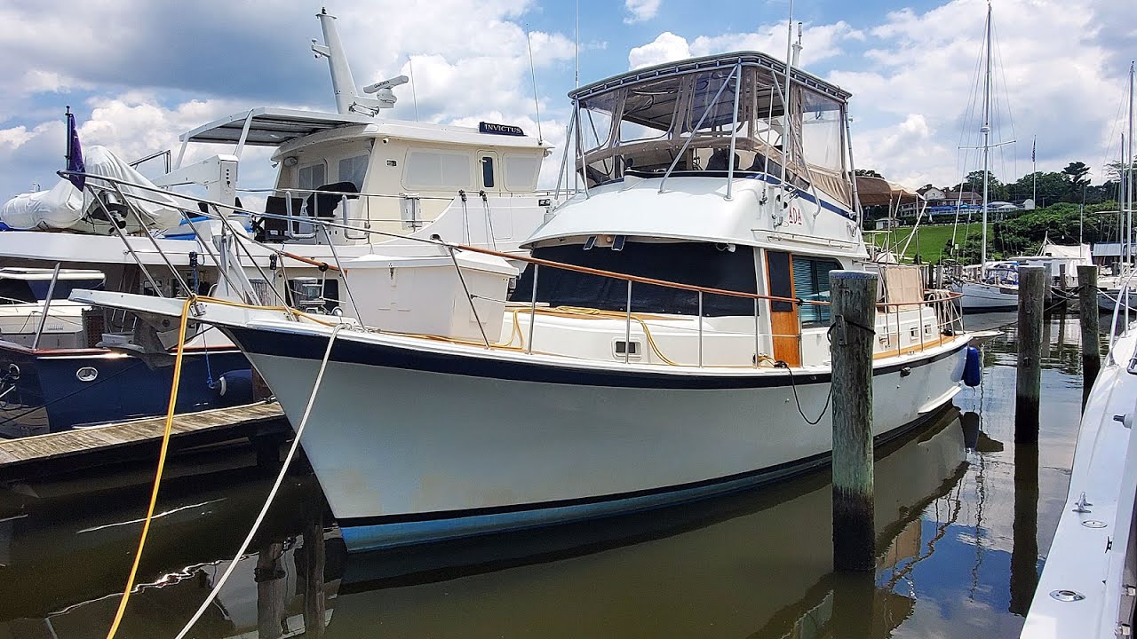 **** SOLD *** 1976 Hatteras 42 LRC Trawler   ADA