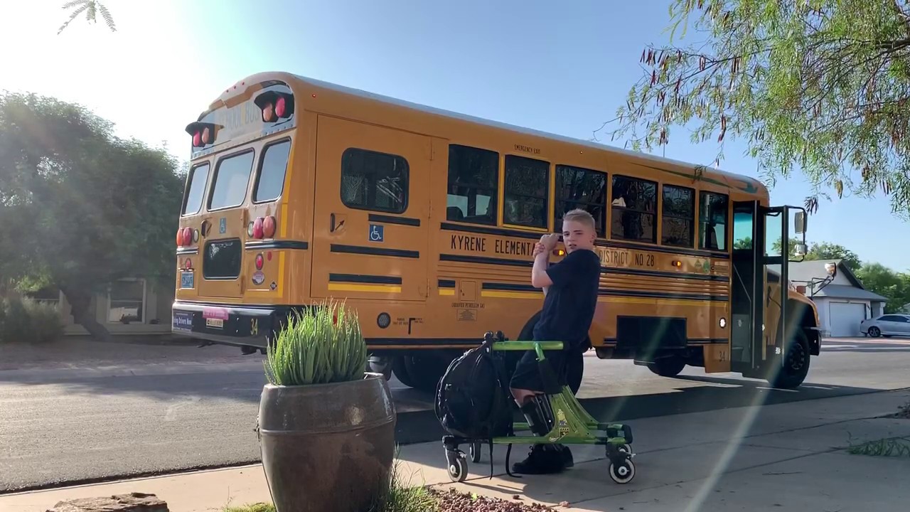 Sagan loves his bus for sure!!