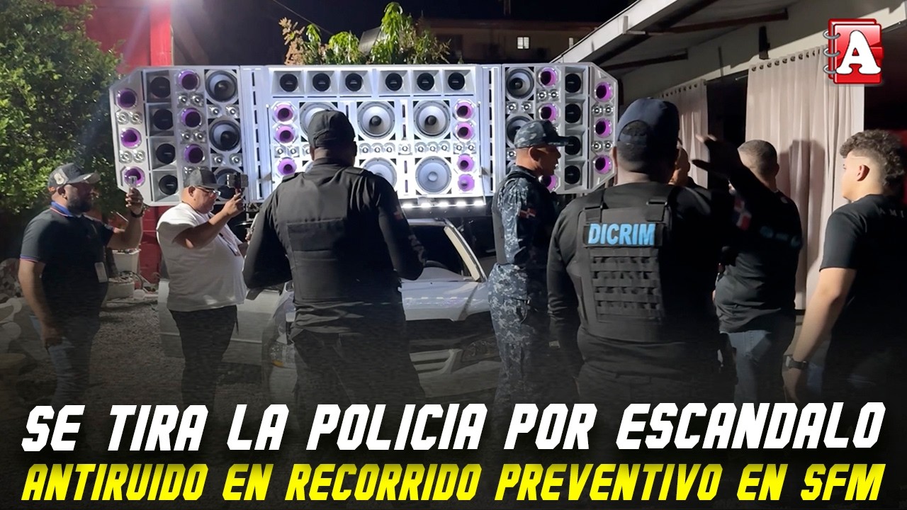 SE TIRÓ LA POLICÍA ANTI-RUIDO Y SE ACABÓ EL CUMPLEAÑOS