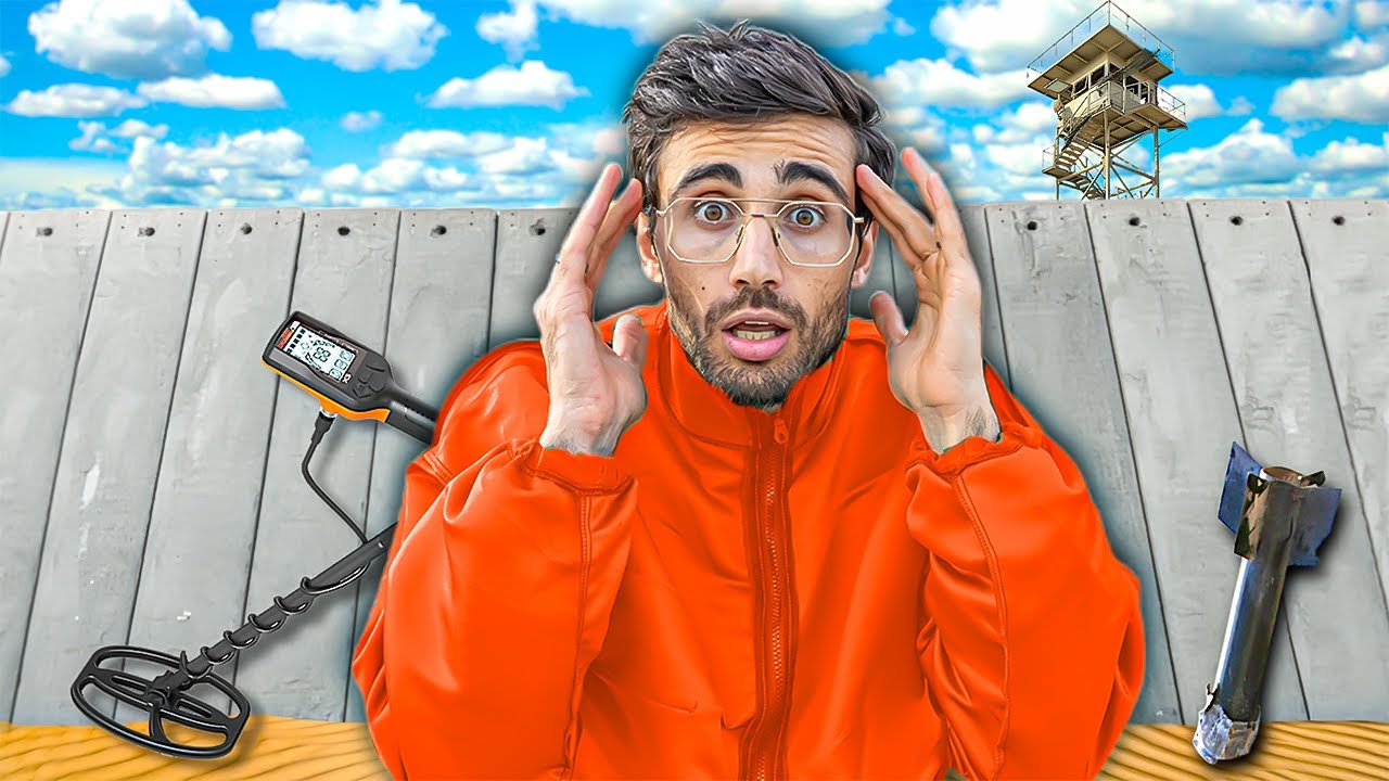 חיפשתי אוצרות עם הגלאי מתכות על הגבול עם עזה [**חמאס הסתכלו!!**]