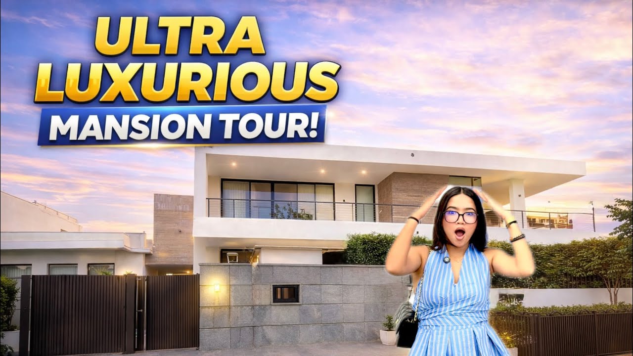 Inside a Ultra Luxury 1200 Gaj 6 BHK Fully Furnished Mansion Tour | 2 Kanal House Sale in Panchkula