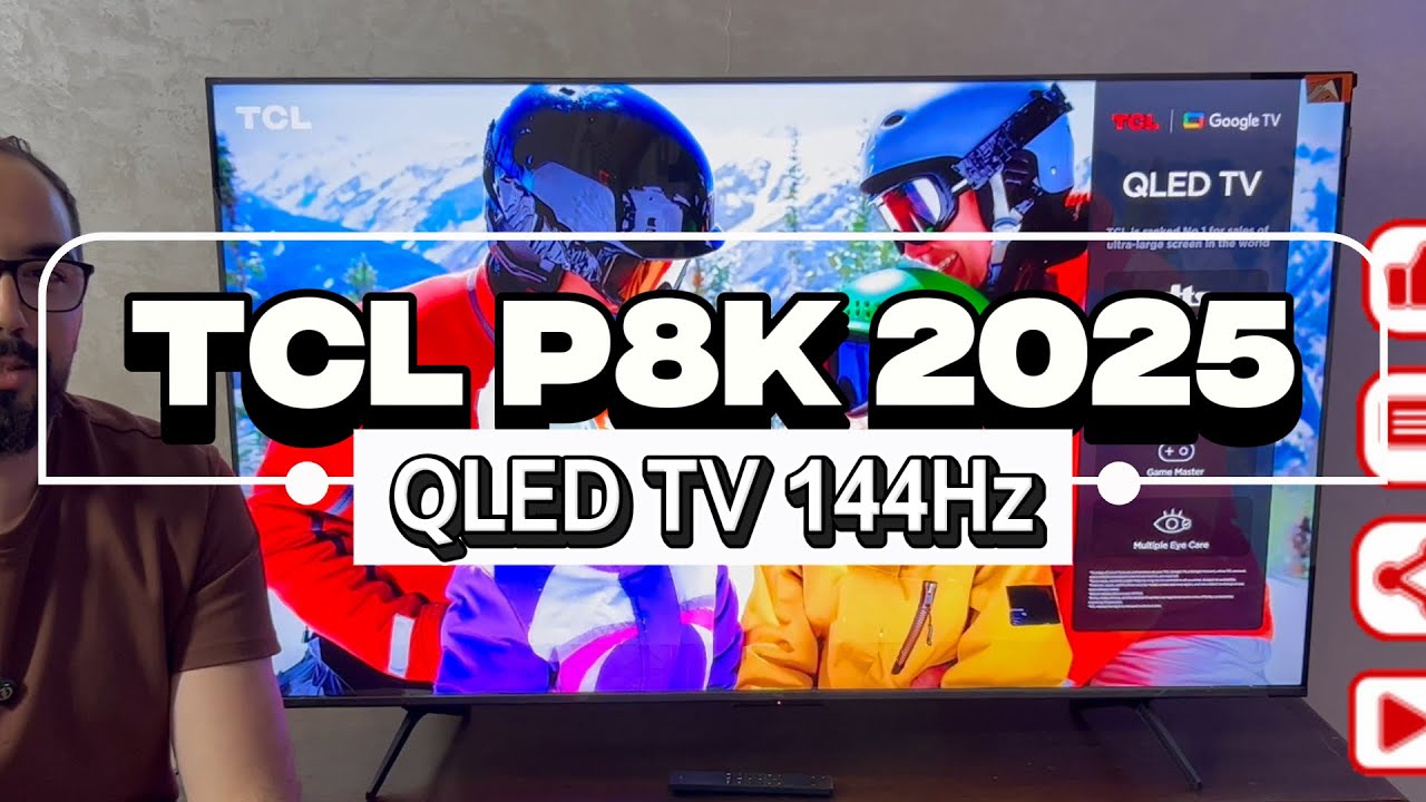 TCL P8k QLED 144Hz مراجعة شاملة | المواصفات، الأسعار، المميزات، فتح العلبة والتجربة! 📺🔥