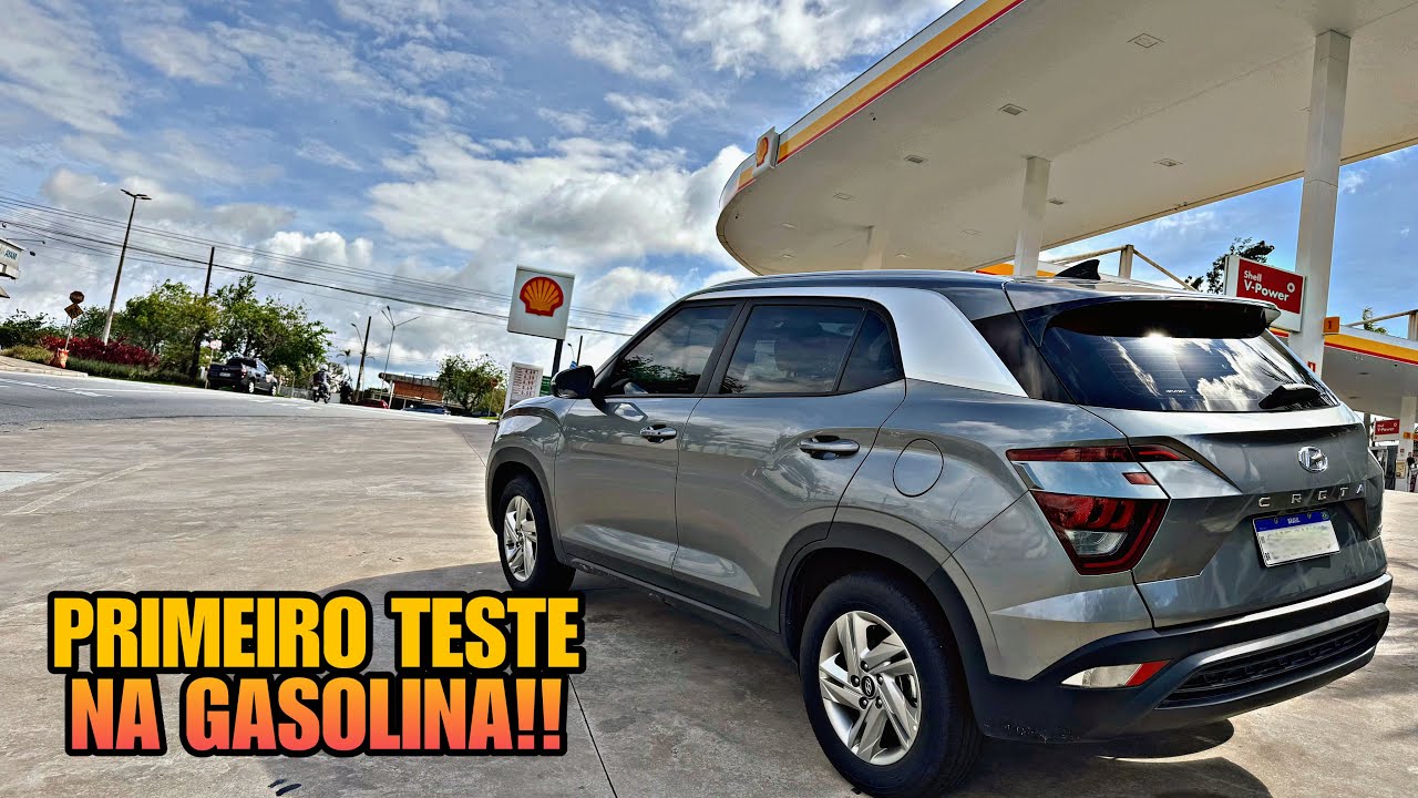Primeiro dia da Creta na gasolina me assustou 😱