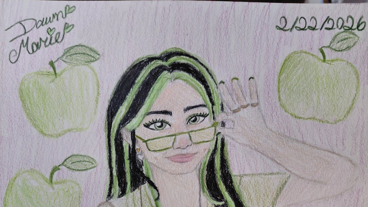 Green Portrait Timelapse Part 3
