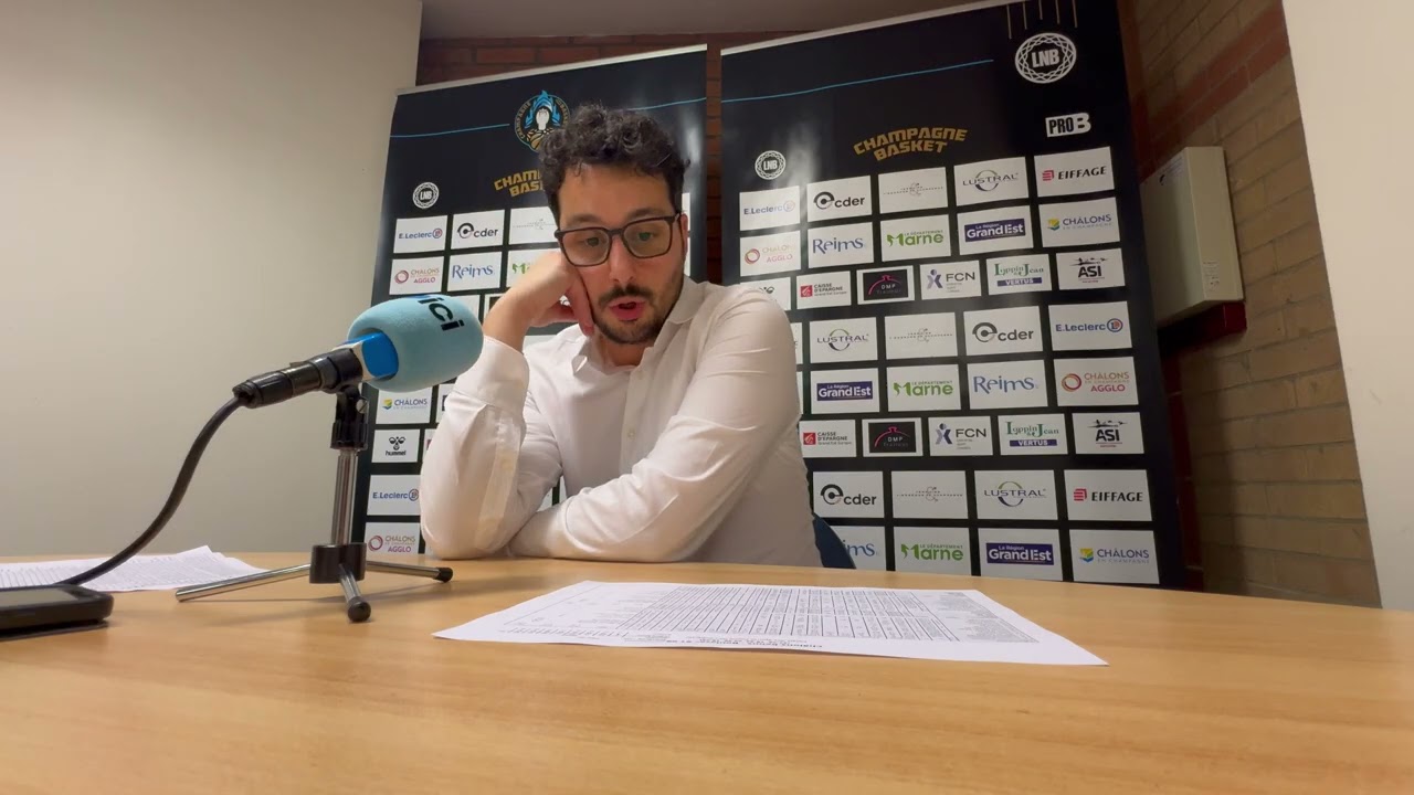 Conférence de presse - 4 Avril 2025 - CHAMPAGNE BASKET VS BBD