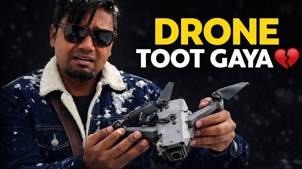 Drone Toot Gaya 😭 | Sapna Tutte Hue Pankhon Jaisa | Reality of Travel Vlogging - Ankitt - Dji Mini 2