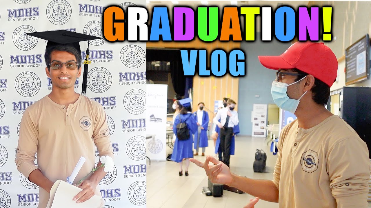 LETS GO TO MY CANADA HIGH-SCHOOL - GRADUATION DAY 🎓🧑🏻&zwj;🎓 | VelBros Tamil VLOG