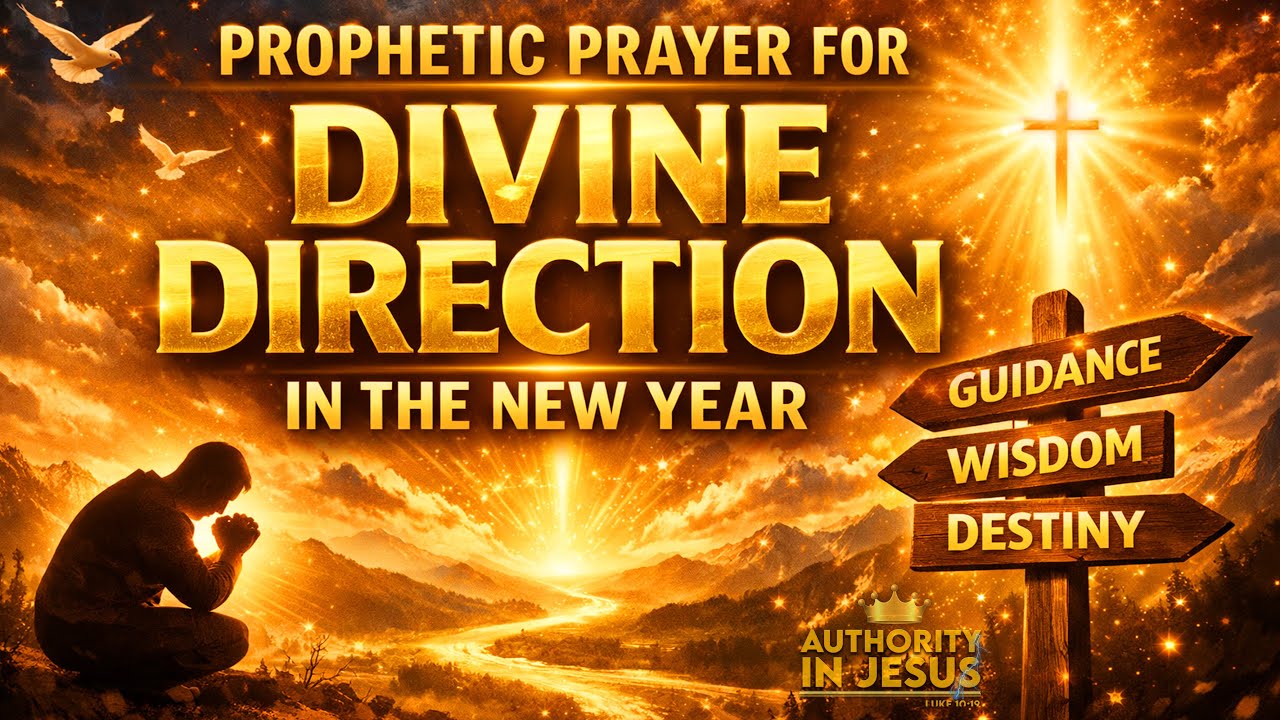 Пророческая молитва о божественном руководстве в новом 2026 году.