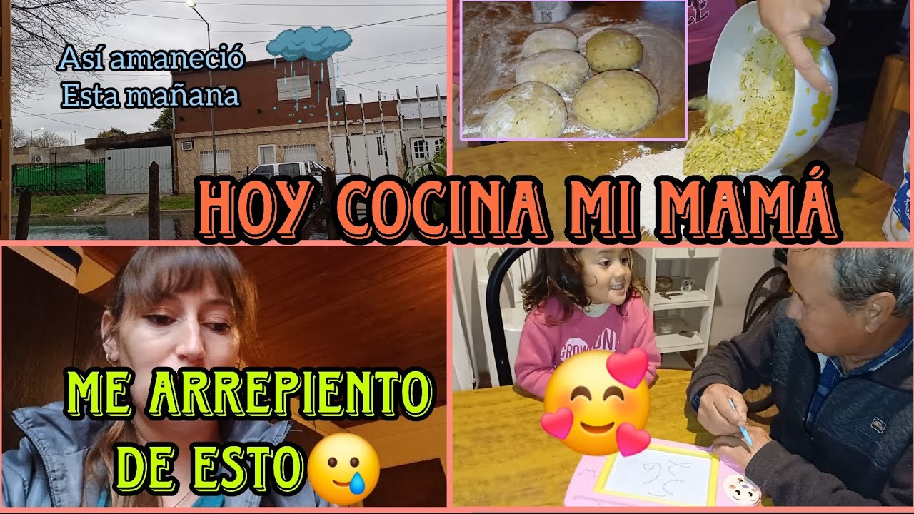 ●DIA LLUVIOSO 🌧 ●LES ENSEÑO UNA RECETA CASERA [de mi mamá]😋 ●Vlog #MAMA DE 3 😁