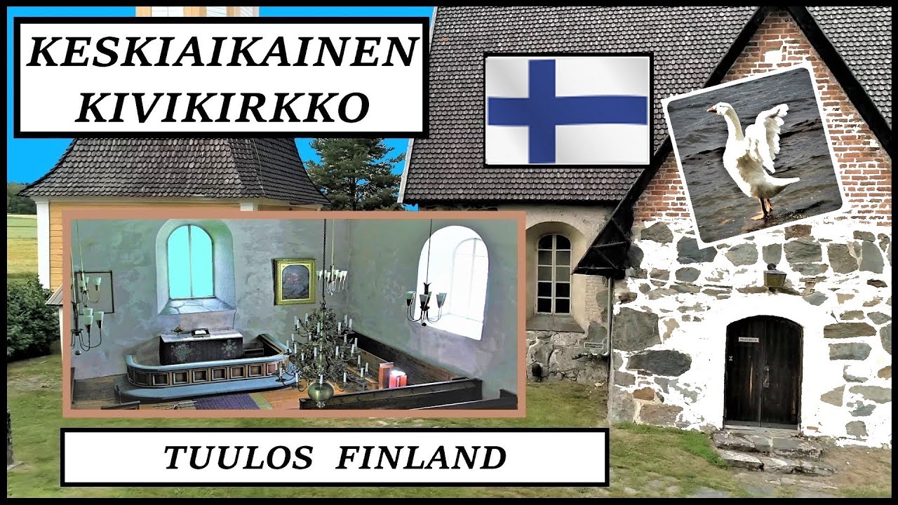 Tuuloksen keskiaikainen kivikirkko + Flight. 🇫🇮