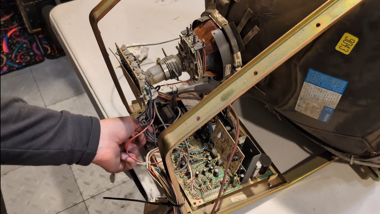 Arcade CRT Monitor Overview and Chassis Removal