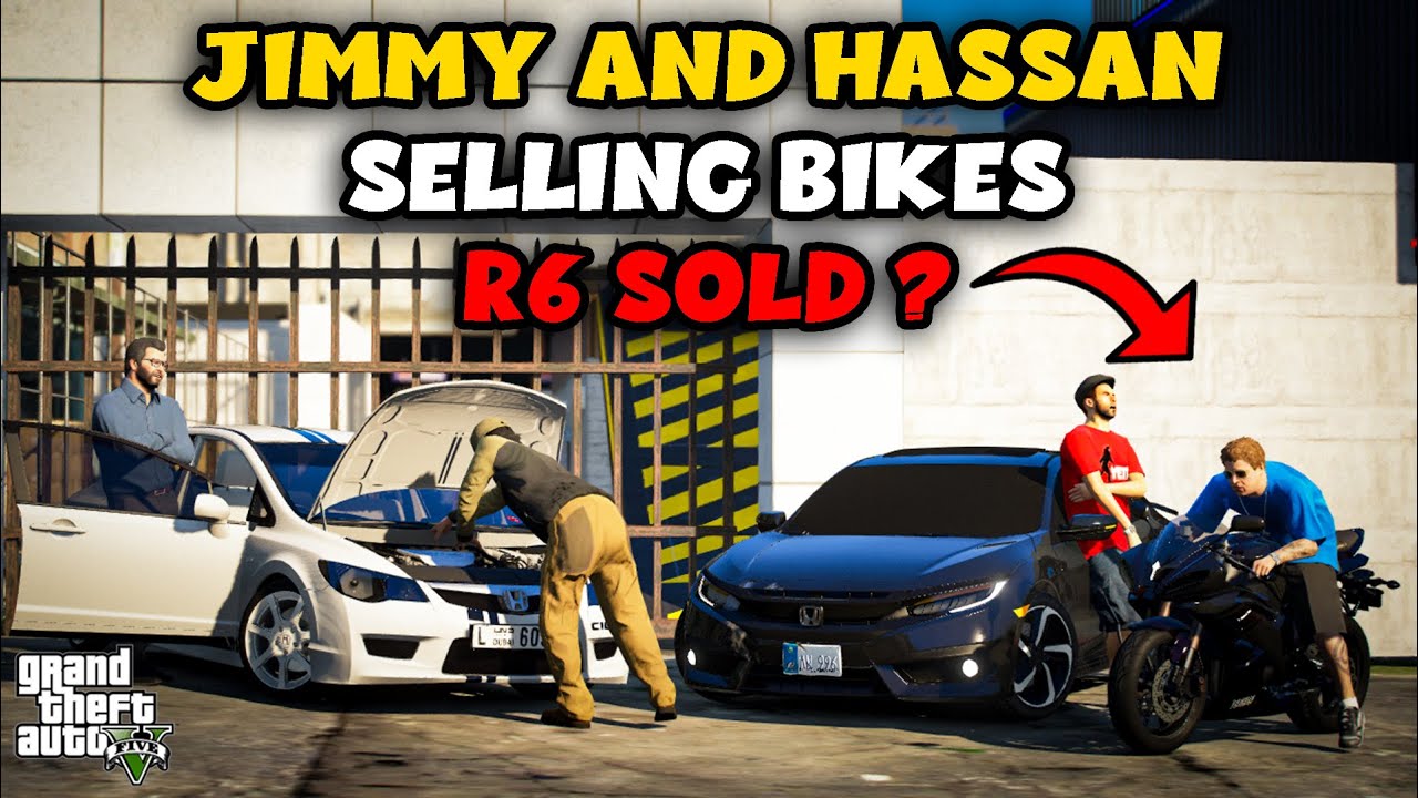 Джимми и Хассан продают мотоциклы. R6 продан | При участии Honda Civic Reborn | NB - Эпизод №50 G...