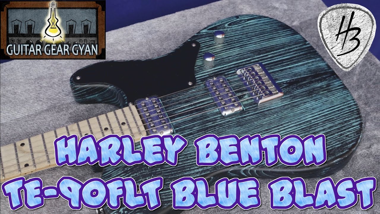 Harley Benton TE 90FLT Blue Blast | Sandblasted Telecaster Review | Thomann