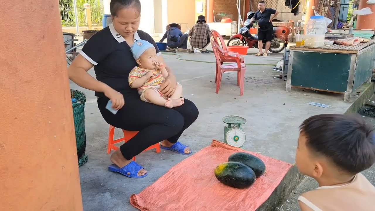 165 days baby's first steps, single mother, daily life, farm life | Đặng Thị Thủy