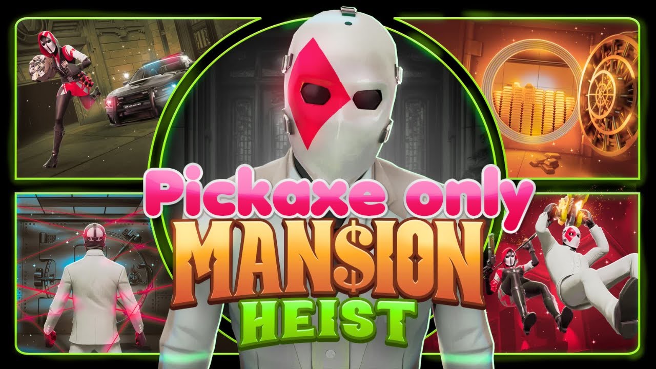 The Pickaxe Only Challenge MANSION HEIST [ROGUELIKE]