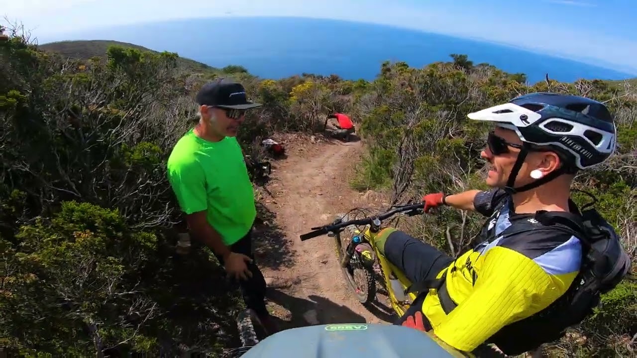 Discesa CORNICIONE con MIRCO MONTAGNI | Monte Tambone Isola d'Elba MTB