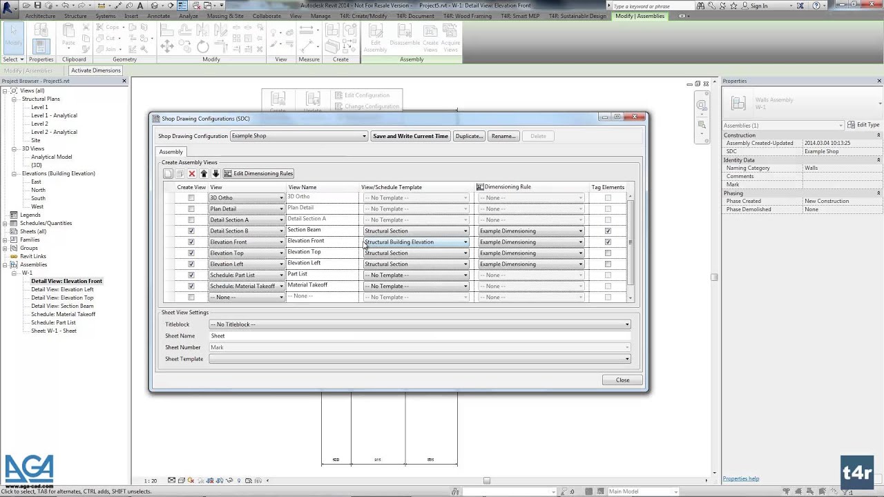 AGA CAD Smart Assemblies Getting Started - Create the Assembly and Manage Dimensioning Rules