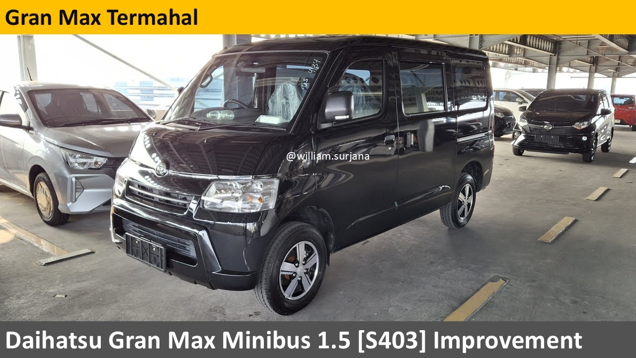 Daihatsu Gran Max Minibus 1.5 AC PS [S403] Improvement review - Indonesia