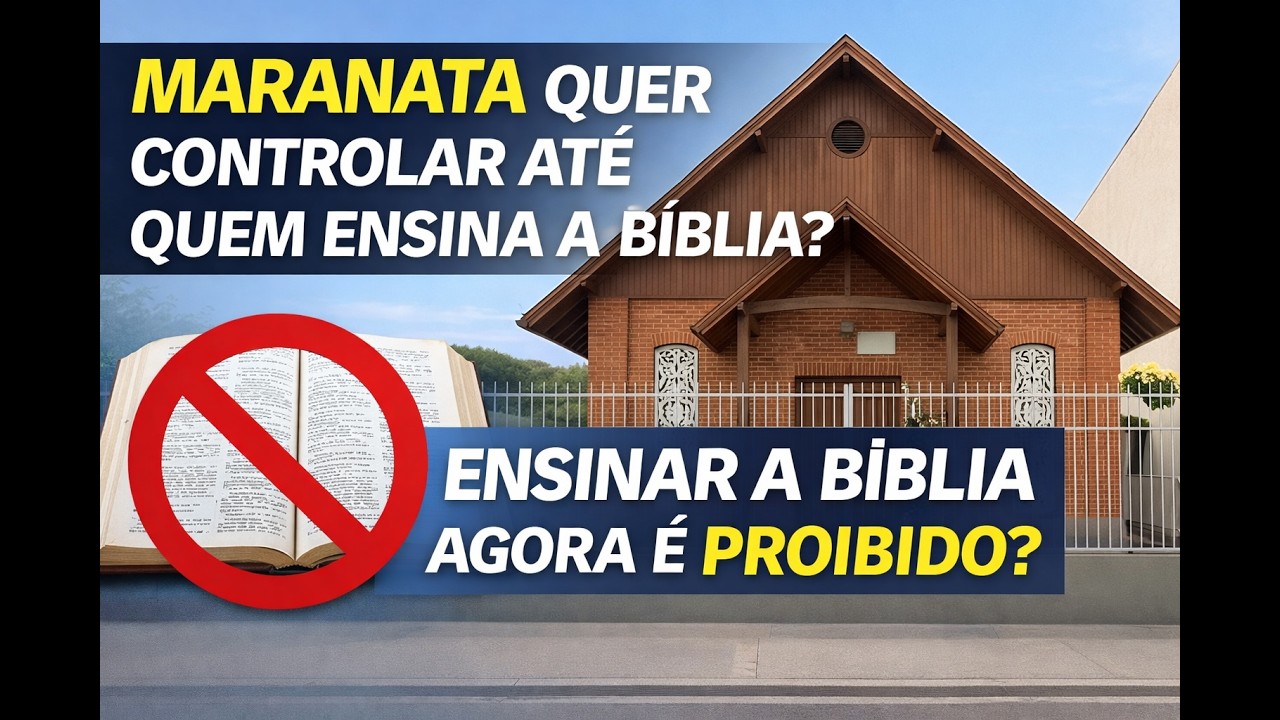 LIBERDADE MONITORADA: COMO A MARANATA CONTROLA QUEM ENSINA A BÍBLIA