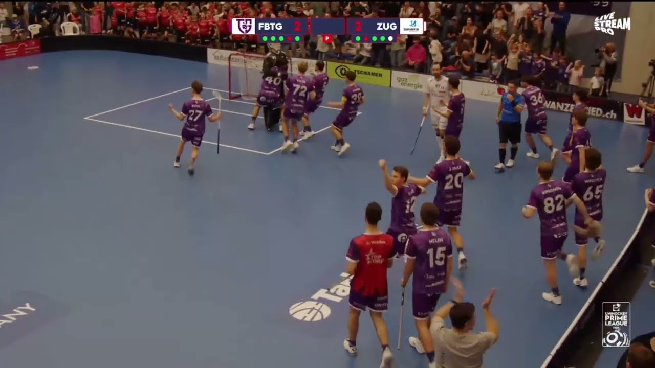 Floorball Thurgau vs Zug United - Semifinal + Penalty Shootout (GAME 4)