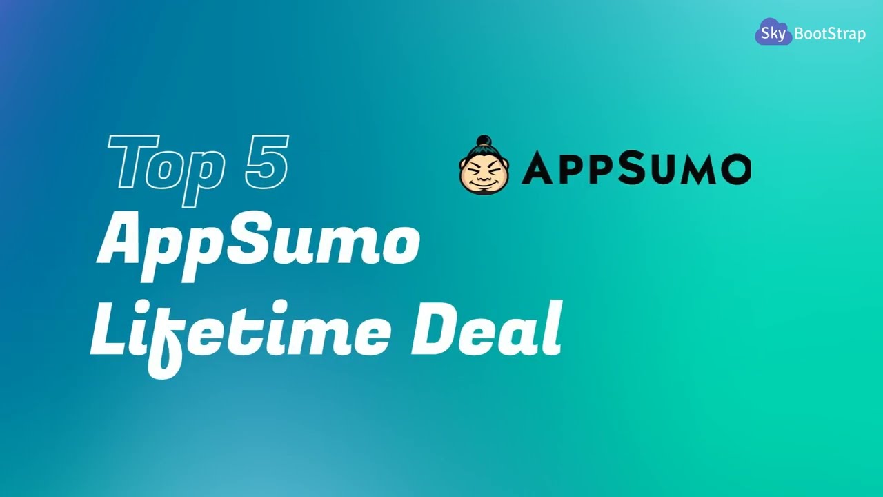 Top 5 AppSumo Lifetime Deals | SaaS Deals | Lifetime Software deals | AppSumo Deals