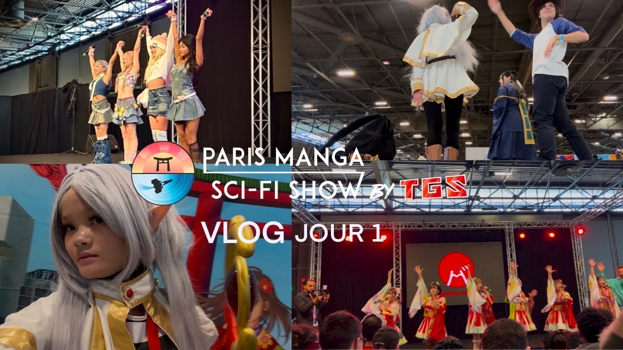 VLOG : PARIS MANGA 2024 J1 (K-POP, J-POP & COSPLAY)