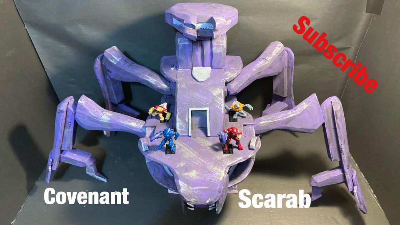 Halo mega construx Covenant scarab for MOC and Dioramas ( made with eva foam)