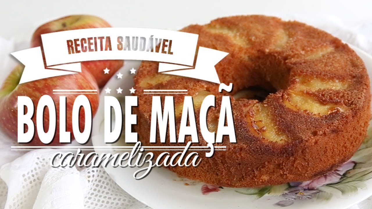 BOLO DE MAÇÃ CARAMELIZADA {receita integral}| Mamãe Vida Saudável #163