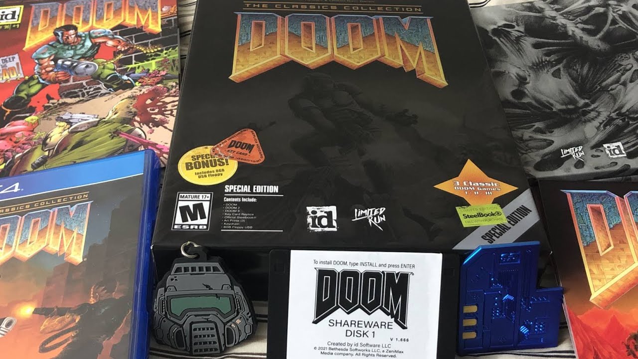 Unboxing DOOM The Classics Collection Special Edition from Limited Run Games!