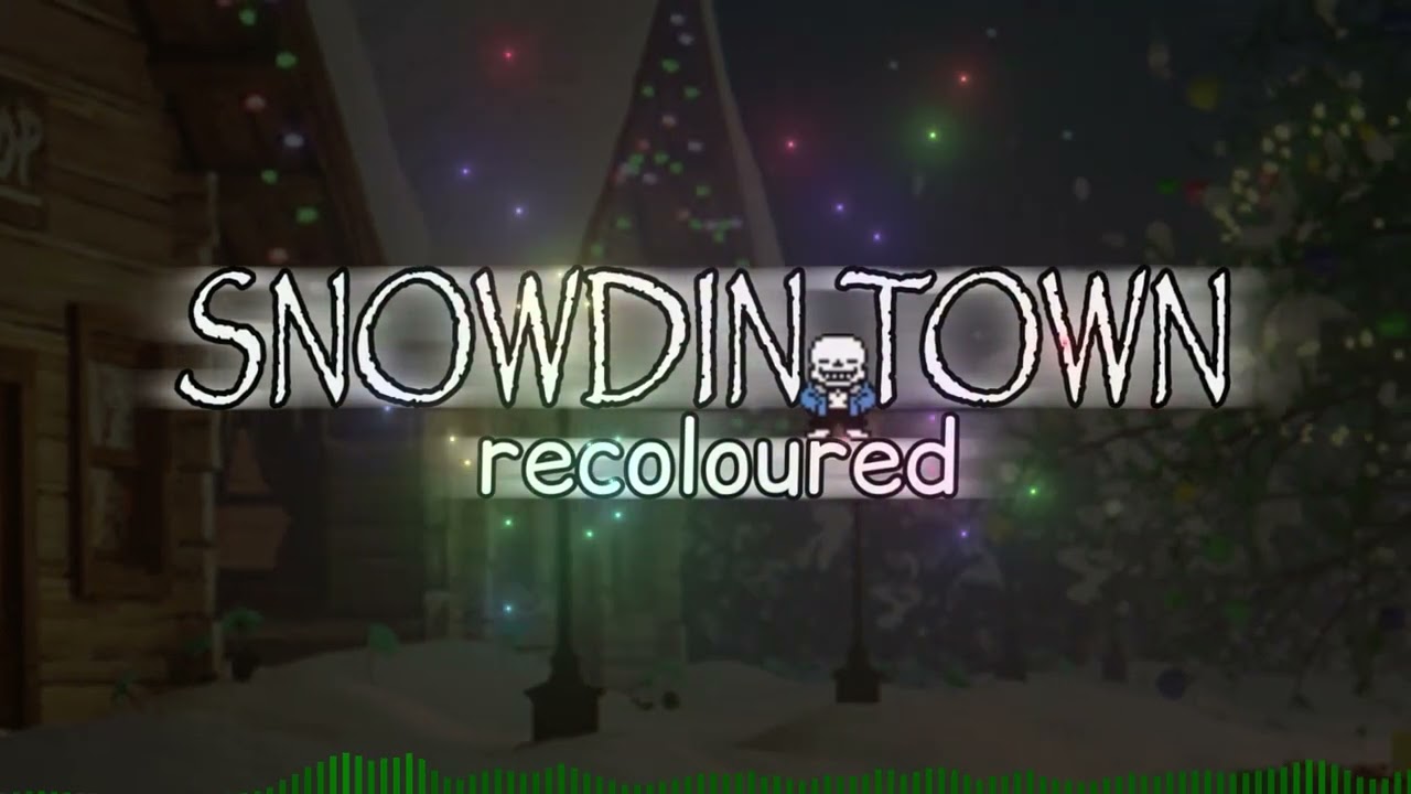 Snowdin Town (Recoloured) | Undertale Christmas Remix