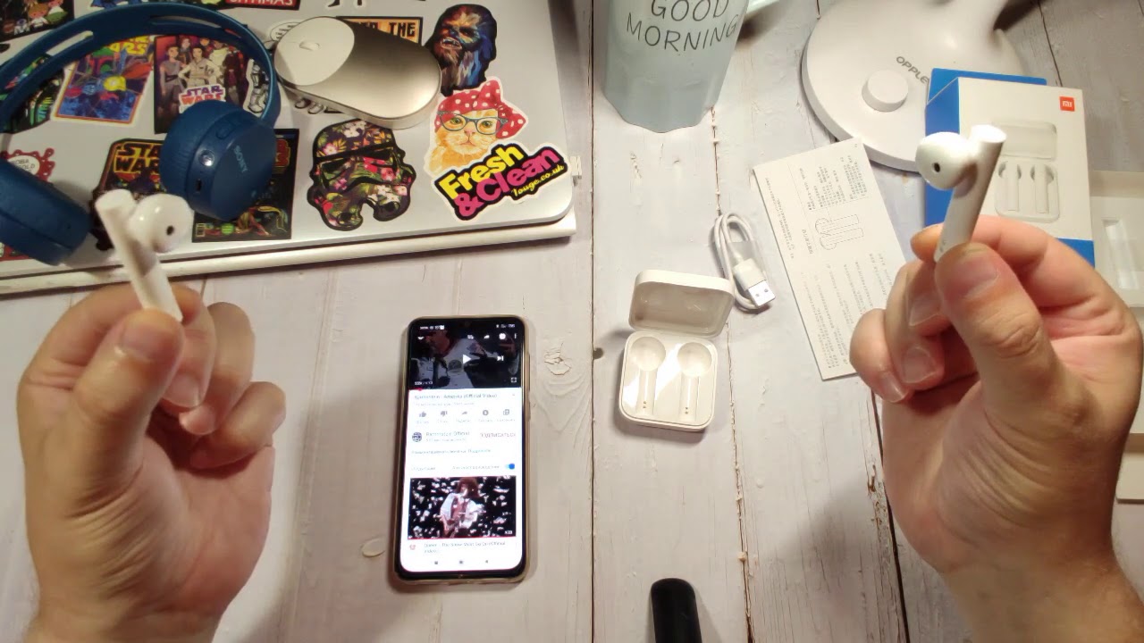 Распаковка и обзор наушников Xiaomi mi Air dots 2 se. Air pods от Xiaomi.