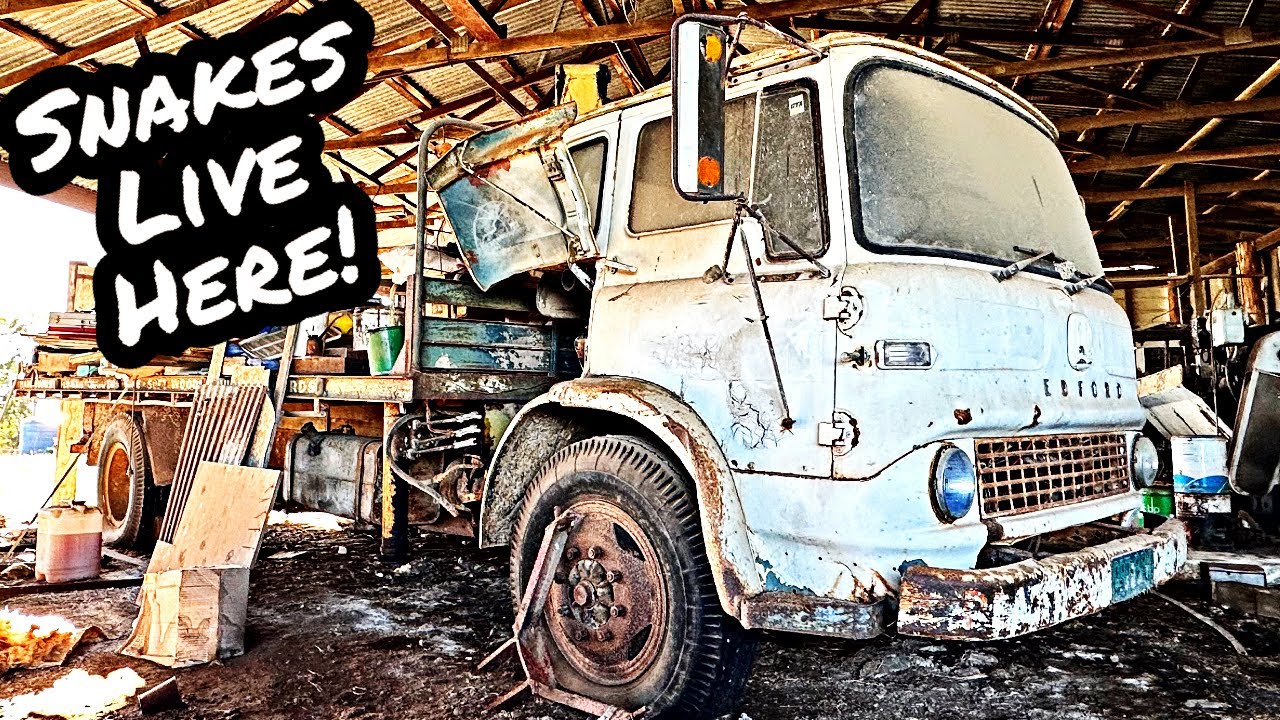 Vintage Crane Truck Sitting for 20yrs - Will It Run?