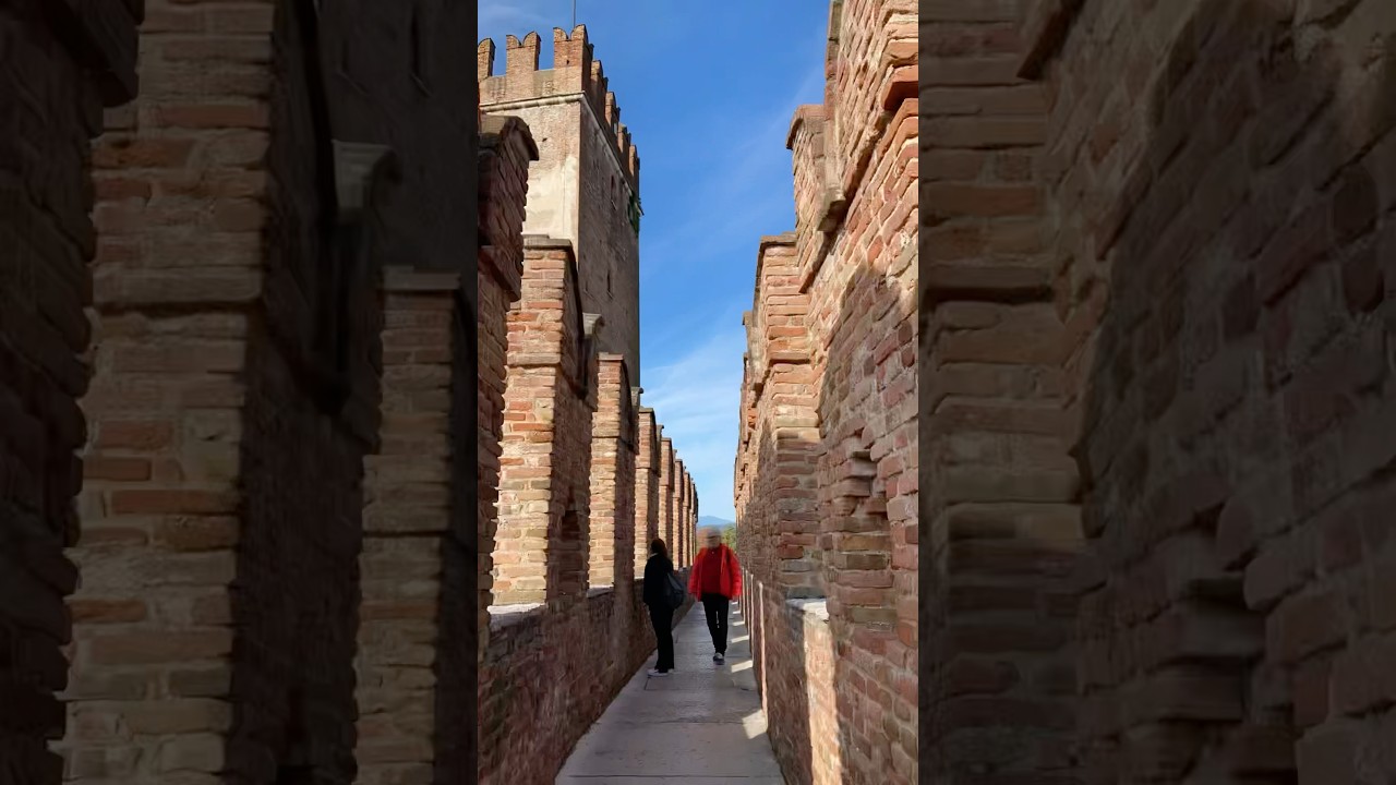 J&aacute; andou em uma muralha de castelo?? #verona