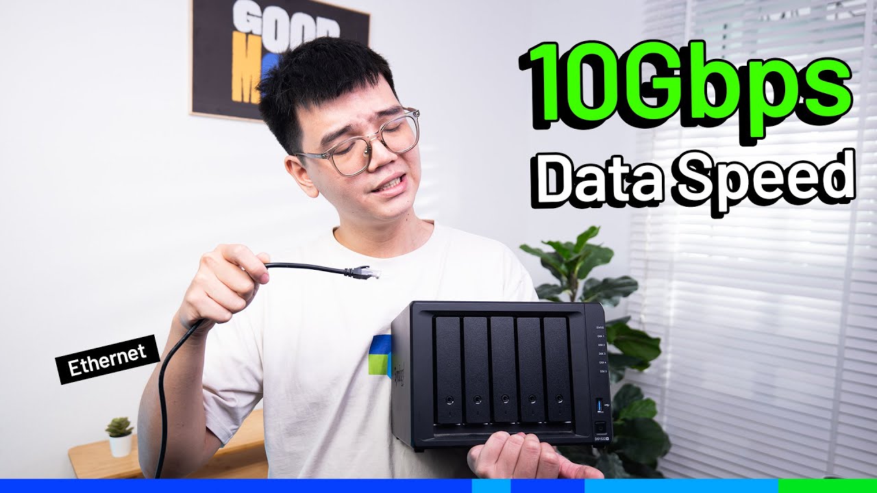 Data transfer through...ethernet cable? (How to setup a 10GbE NAS Synology)