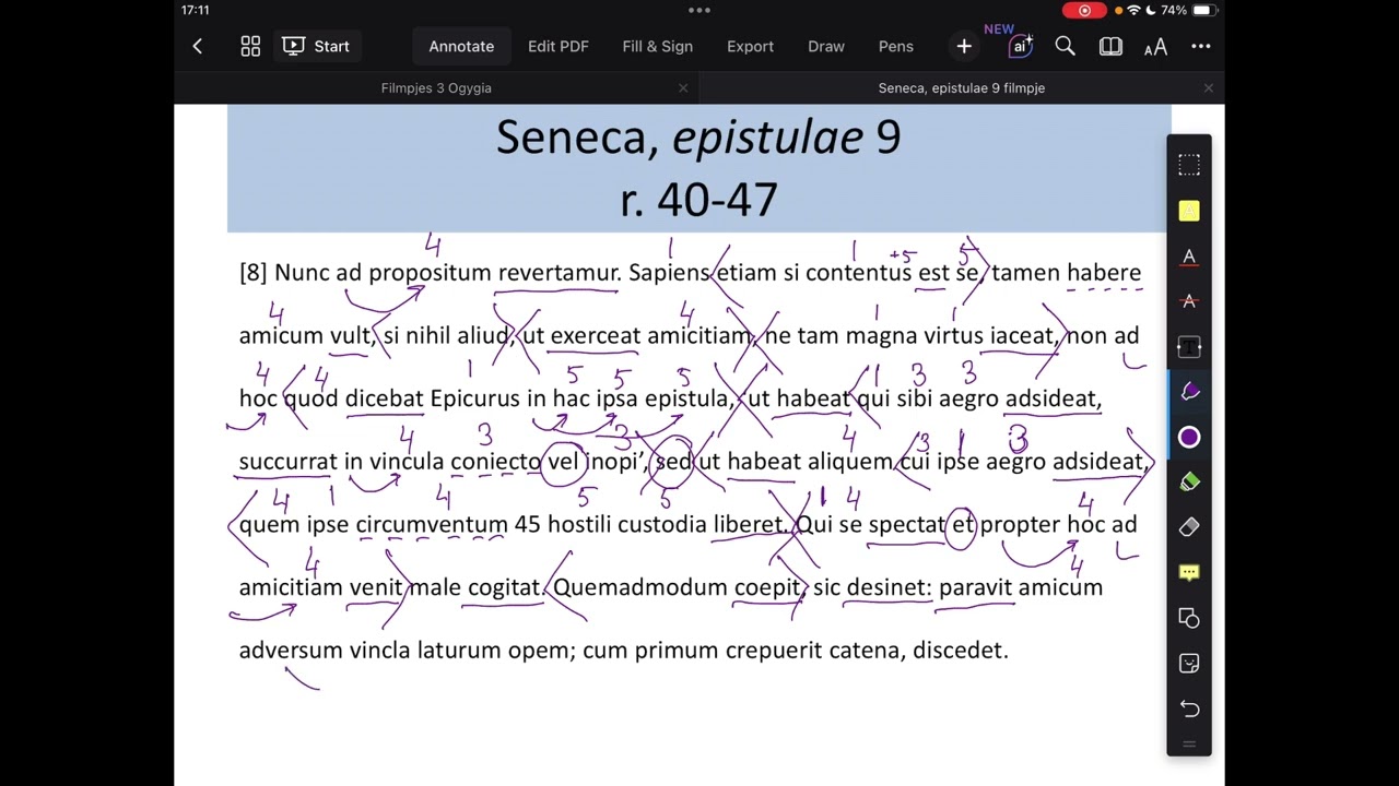 Seneca epistula 9: 8 + 9 De wijze maakt graag vrienden