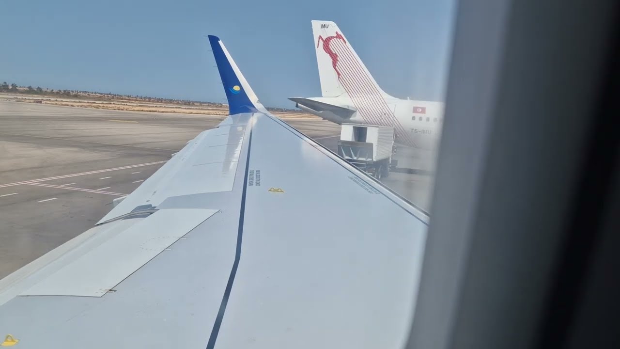 Nouvelair landing Djerba