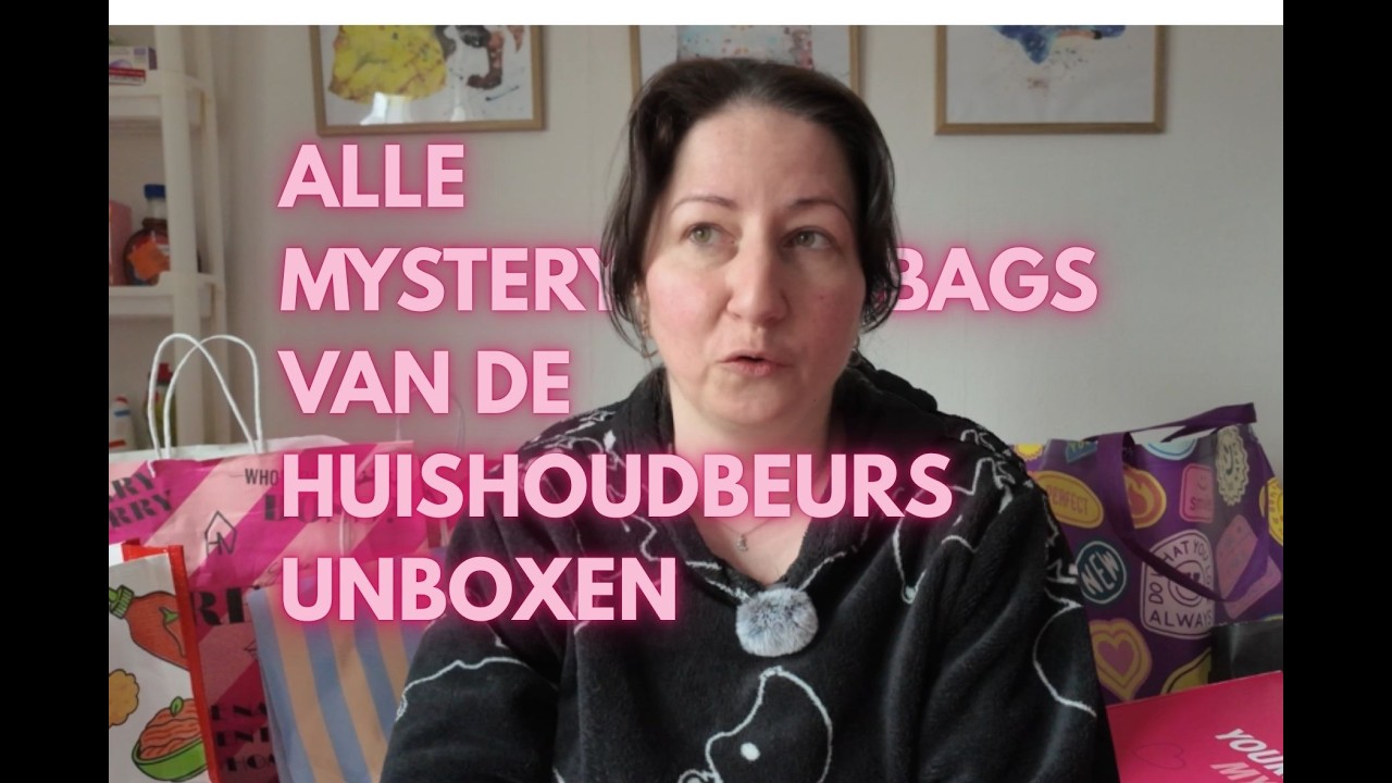 Huishoudbeurs mystery box/ verrassingstassen unboxing